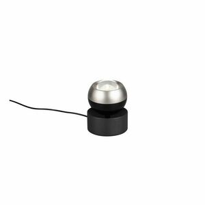 Fekete-ezüstszínű LED asztali lámpa (magasság 14 cm) Orbit – Trio Select kép