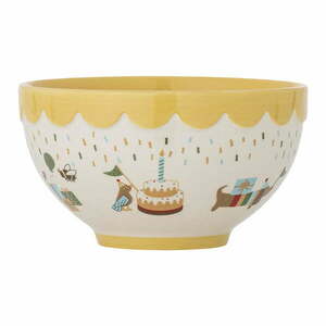 Sárga-krémszínű kőedény gyerek tálka ø 13, 5 cm Celebrate – Bloomingville Mini kép