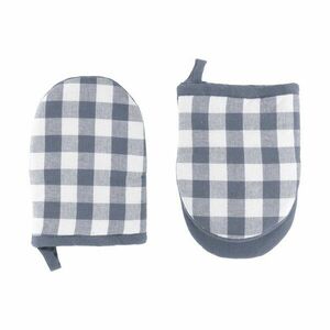 Pamut edényfogó kesztyű szett 2 db-os Gingham – Tiseco Home Studio kép