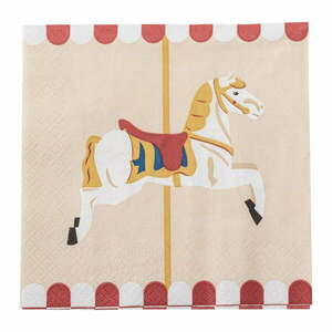 Papír szalvéta szett 20 db-os, 33x33 cm Merry-go-round – Bloomingville kép