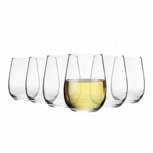 Pohár szett 6 db-os 350 ml Amber – Hermia kép