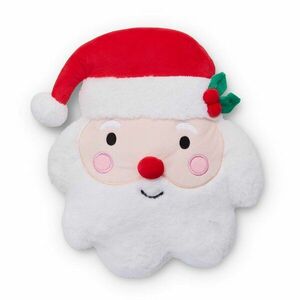 Plüss díszpárna karácsonyi mintával 38x32 cm Christmas Santa – Catherine Lansfield kép