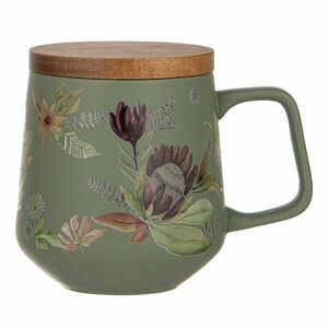 Zöld porcelán bögre 430 ml Leura – Ladelle kép