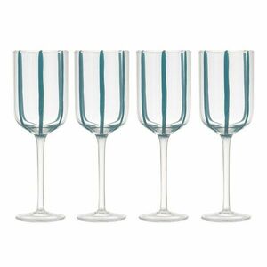 Borospohár szett 4 db-os 350 ml Stripe – Ladelle kép