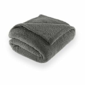 Szürke mikroplüss takaró 150x200 cm Cocoon – Tiseco Home Studio kép