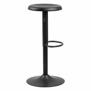 Fekete fém állítható magasságú bárszék (ülésmagasság 59 cm) Finch – Actona kép
