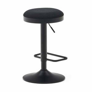 Fekete állítható magasságú bárszék szett 2 db-os (ülésmagasság 53, 5 cm) Zaib – Kave Home kép