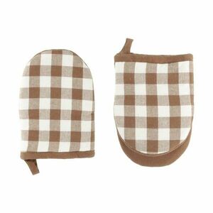 Pamut edényfogó kesztyű szett 2 db-os Gingham – Tiseco Home Studio kép