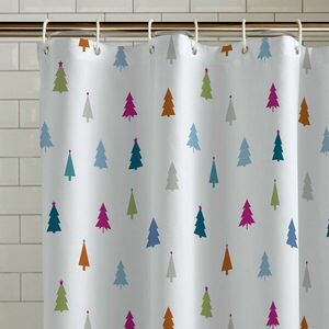 Zuhanyfüggöny 180x180 cm Christmas Tree – Catherine Lansfield kép