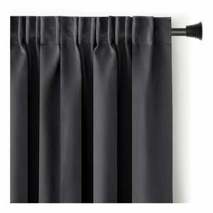 Sötétszürke sötétítő termo függöny 140x245 cm Pleat – Restilo kép