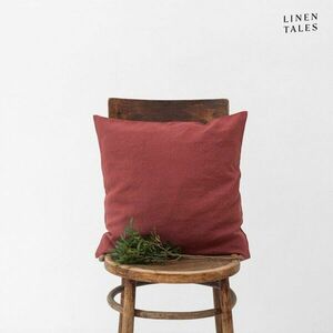Len párnahuzat 45x45 cm Marsala – Linen Tales kép