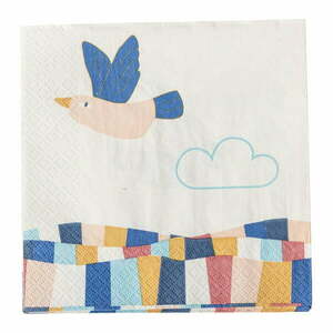 Papír szalvéta szett 20 db-os 33x33 cm Colorine – Bloomingville Mini kép