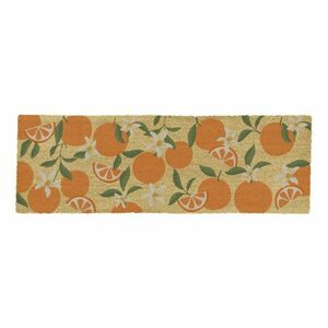 Kókuszrost lábtörlő 40x120 cm Orange – Artsy Doormats kép