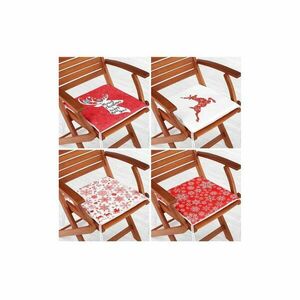 Székpárna szett karácsonyi mintával 4 db-os 40x40 cm Snowflakes – Mila Home kép