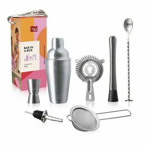 Rozsdamentes acél koktélkészítő szett Bar in Box – VacuVin kép