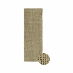 Khaki mosható-kézi szövésű gyapjú futószőnyeg 80x230 cm Unexpected Wool – Lorena Canals kép