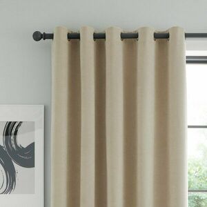 Bézs bársony sötétítő függöny szett 2 db-os 117x229 cm Wilson – Catherine Lansfield kép
