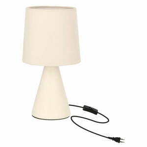 Krémszínű asztali lámpa textil búrával (magasság 14, 5 cm) Satti – Candellux Lighting kép