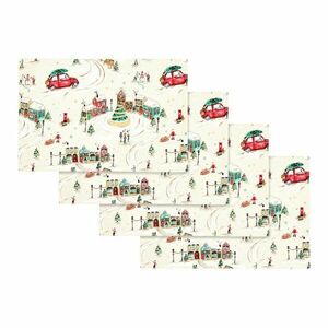 Pamut tányéralátét szett 4 db-os 30x46 cm Christmas Town – Catherine Lansfield kép