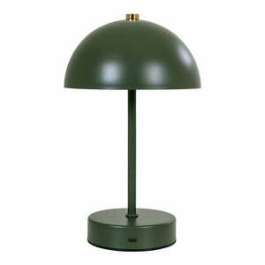 Sötétzöld LED asztali lámpa fém búrával (magasság 25 cm) Holt – House Nordic kép