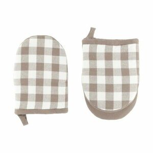 Pamut edényfogó kesztyű szett 2 db-os Gingham – Tiseco Home Studio kép