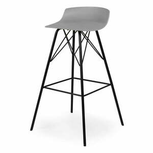 Szürke bárszék szett 2 db-os (ülésmagasság 71 cm) Tori – Tenzo kép