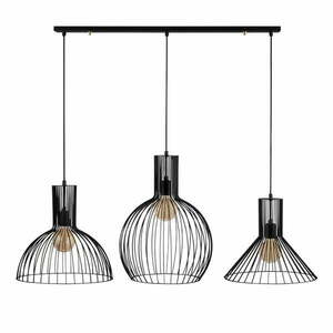 Fekete függőlámpa fém búrával Fellini – Opviq lights kép