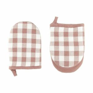 Pamut edényfogó kesztyű szett 2 db-os Gingham – Tiseco Home Studio kép