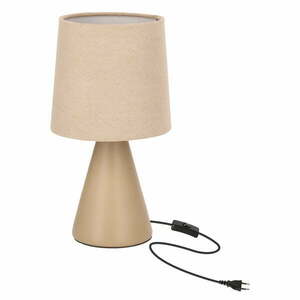 Bézs asztali lámpa textil búrával (magasság 24, 5 cm) Satti – Candellux Lighting kép