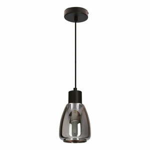 Fekete függőlámpa üveg búrával ø 12 cm Moldo – Candellux Lighting kép
