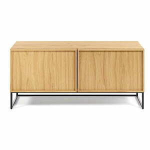 Natúr színű TV-állvány tölgyfa dekorral 112x51x42 cm Taiana – Kave Home kép