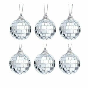 Műanyag karácsonyfadísz készlet 6 db-os ø 4 cm Mirror Ball Mini – Sass & Belle kép