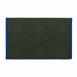 Sötétzöld-kék bio pamut fürdőszobai kilépő 50x80 cm Soft – Mette Ditmer Denmark kép