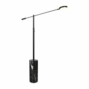 Fekete LED állólámpa (magasság 145 cm) Fiore – Trio Select kép
