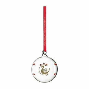 Üveg kézzel fújt karácsonyfadísz ø 6, 5 cm Ann-Sofi Romme Annual Christmas Bauble 2025 – Holmegaard kép