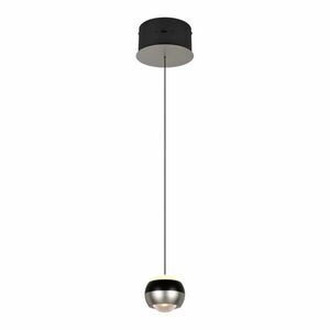 Fekete-ezüstszínű LED függőlámpa ø 15, 5 cm Orbit – Trio Select kép