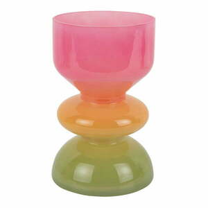 Narancssárga-rózsaszín üveg váza (magasság 20, 5 cm) Funky Vibes – PT LIVING kép