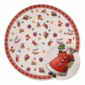 Piros kerek szőnyeg karácsonyi mintával ø 150 cm Red Christmas – Villeroy&Boch kép