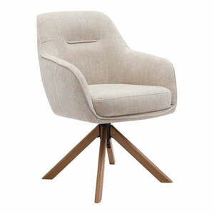 Krémszínű kárpitozott étkezőfotel szett 2 db-os Avola – Unique Furniture kép
