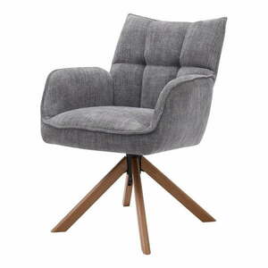 Szürke kárpitozott étkezőfotel szett 2 db-os Marilla – Unique Furniture kép