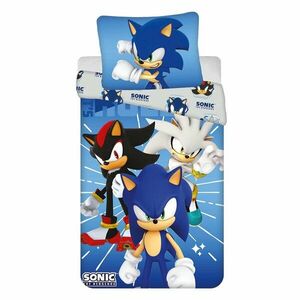 Kék egyszemélyes mikroszálas gyerek ágyneműhuzat 140x200 cm Sonic – Jerry Fabrics kép