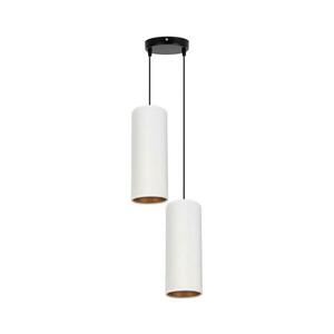 HEXE AVALO függeszték 2xE27/60W/230V, 20 cm, fehér/rezes kép