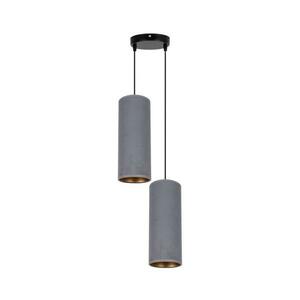 HEXE Csillár zsinóron AVALO 2xE27/60W/230V á. 20 cm szürke kép