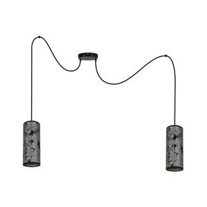 HEXE Csillár zsinóron AVALO 2xE27/60W/230V pók szürke/fekete kép