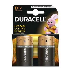 Duracell Duracell 2x Alkáli LR20/D 1, 5V 12500 mAh Basic elem kép