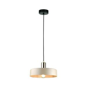 Keter Lighting LATTE lógcsillár 1xE27/60W/230V bézs/fekete/fényes króm kép
