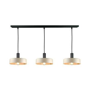 Keter Lighting Csillár zsinóron LATTE 3xE27/60W/230V bézs/fekete kép