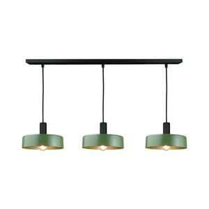 Keter Lighting Csillár zsinóron HAKI 3xE27/60W/230V zöld/fekete kép