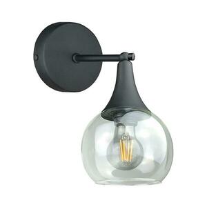 Keter Lighting Fali lámpa STAR 1xE27/60W/230V fekete/átlátszó kép