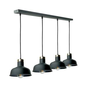 Keter Lighting Csillár zsinóron HEBE 4xE27/60W/230V fekete kép